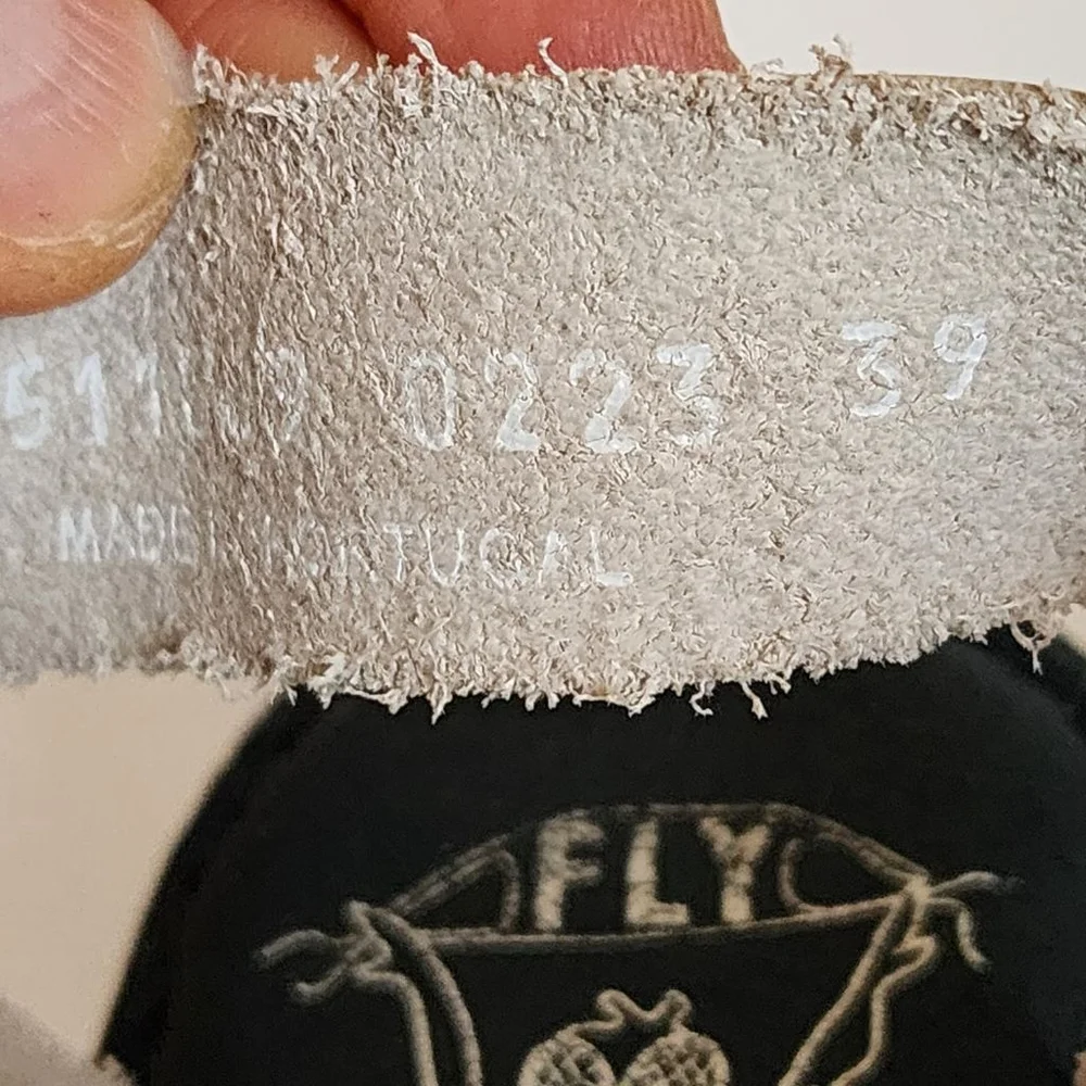 FLY LONDON Emme Platform Fisherman White Sandals Lug Sole Size 39 8.5 - Picture 6 of 8